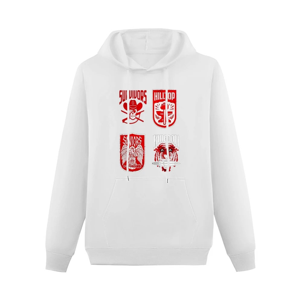 Walking Dead Logo Tshirt Men Hoodie With Pocket
