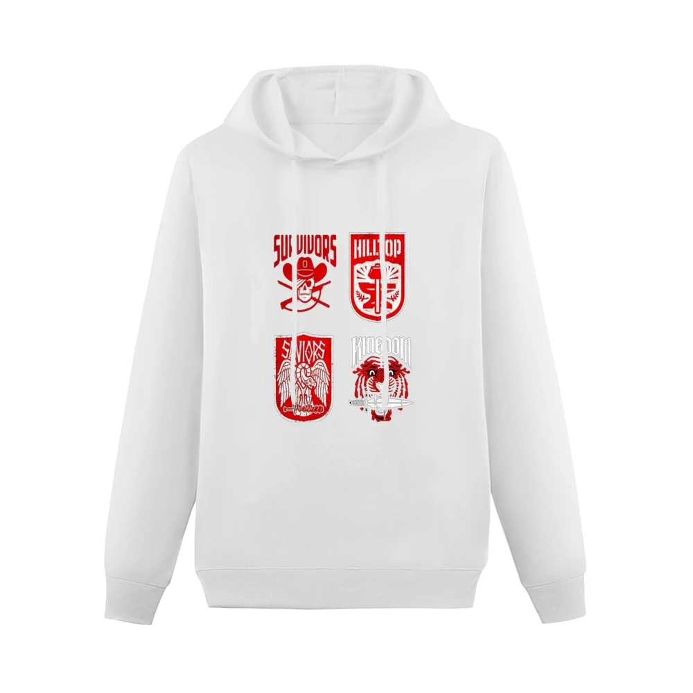 Walking Dead Logo Tshirt Men Hoodie Without Pocket