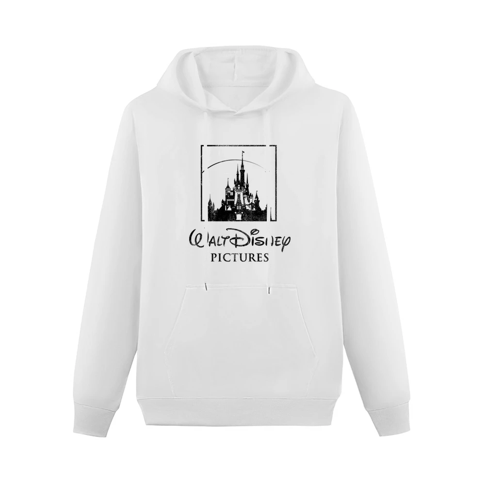 Walt Disney Vintage Style Graphic Castle Logo Men Hoodie With Pocket