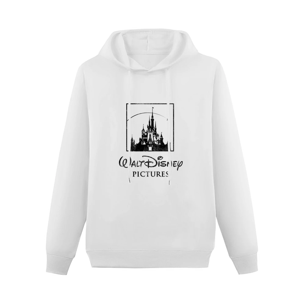Walt Disney Vintage Style Graphic Castle Logo Men Hoodie Without Pocket