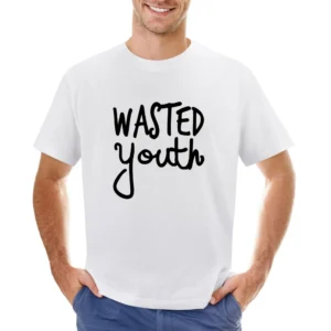 Wasted Youth Popular Wiz Rap Hip Hop Music Graphic Tank Shirt Asian Size Men T-Shirt