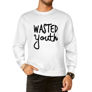 Wasted Youth Popular Wiz Rap Hip Hop Music Graphic Tank Shirt European Size Pullover Sweater