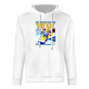 Wave Race Game Boy Nintendo Old School Retro Video Game Fan Distressed European Size Men Hoodie