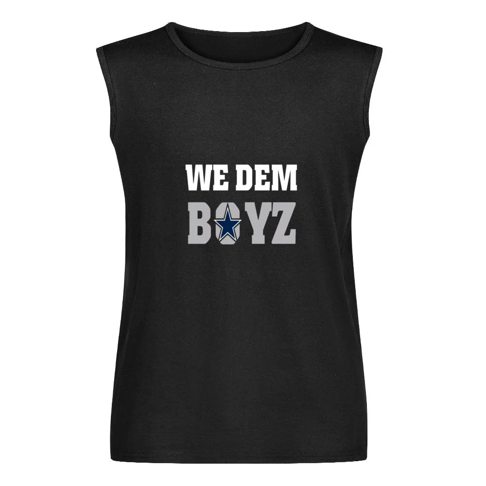 We Dem Boyz Cowboys Grey Tshirt Men Sleeveless T-Shirt