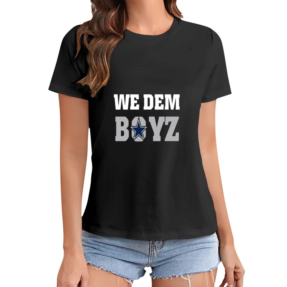 We Dem Boyz Dallas Football Team Asian Size Women Ladies T-shirt