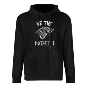 We The North Game Of Thrones Parody Stark Family Tv Fan Black European Size Men Hoodie