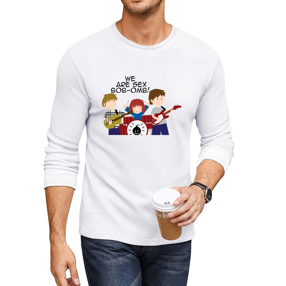 We are Sex bob-omb rock band scott pilgrim vs the world Men CrewNeck Long Sleeve T-Shirt