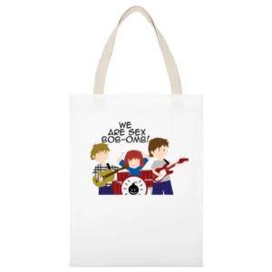 We are Sex bob-omb rock band scott pilgrim vs the world White Canvas Tote Shopping Bag
