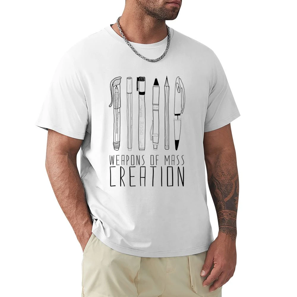 Weapons Of Mass Creative Funny Cool Graphic Designer Art Student T Shi Premium Men T-shirt