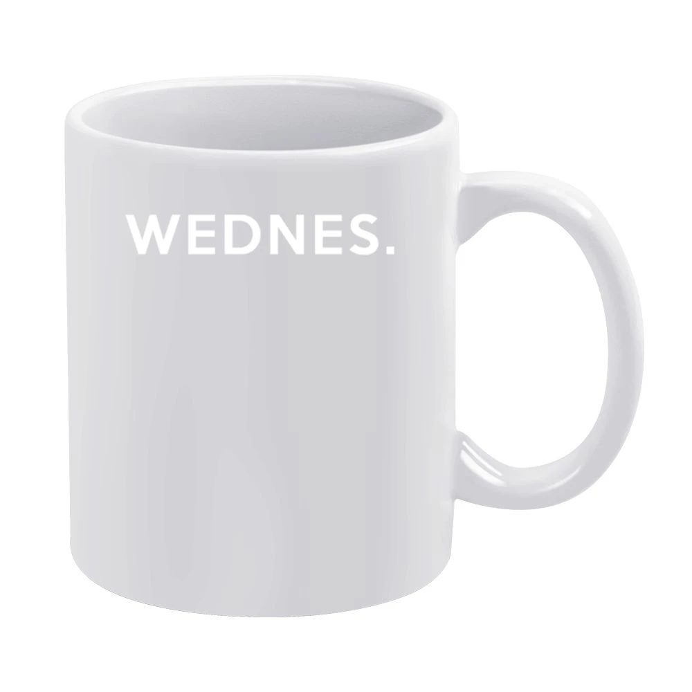Wednesday Fun Short Form Days Of The Week Popular Graphic White Mug