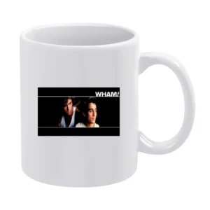 Wham! Pink Tshirt White Mug