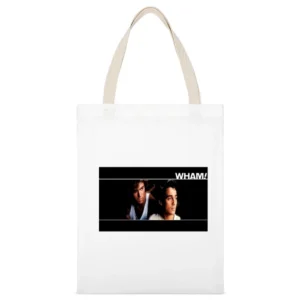 Wham! tshirt White Canvas Tote Shopping Bag