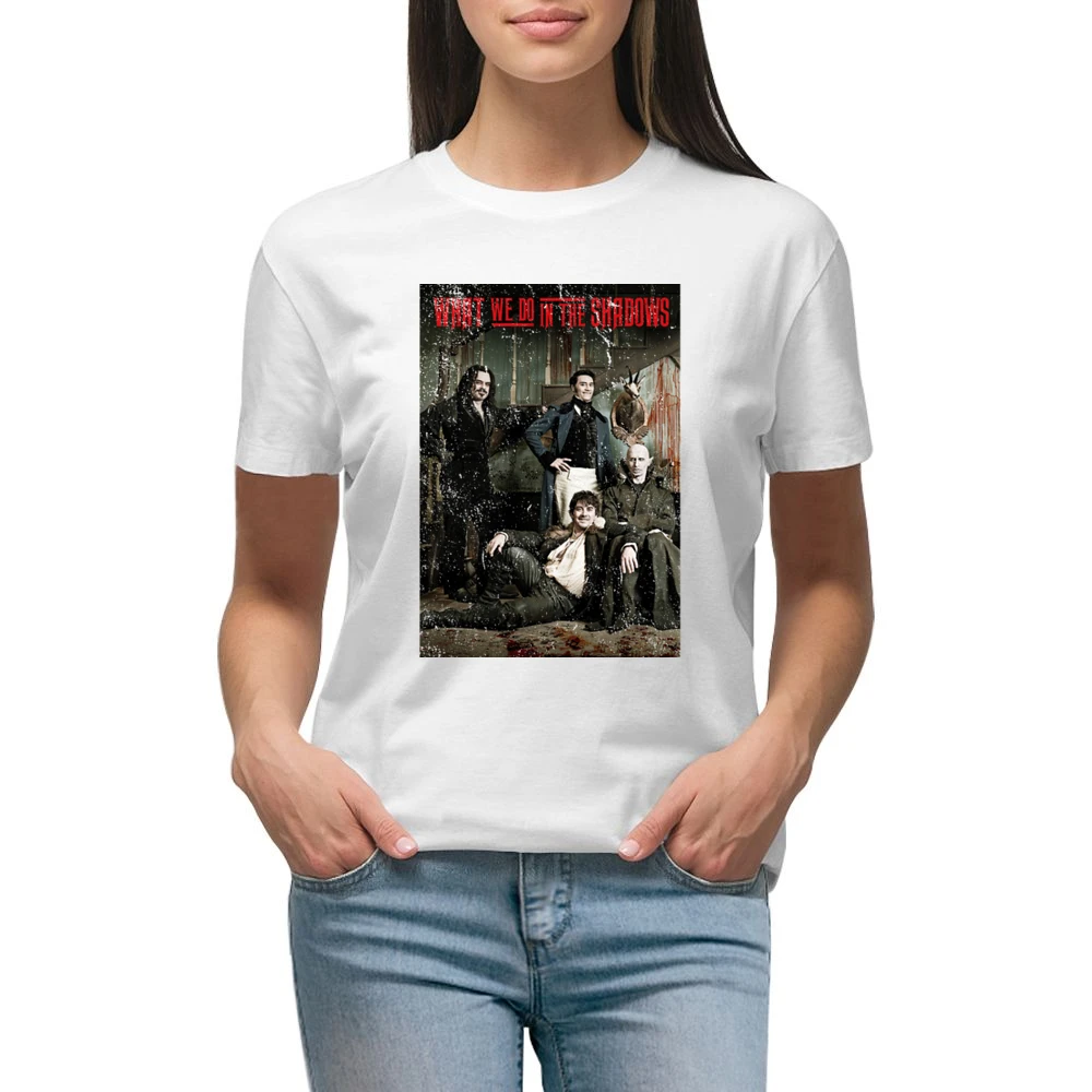 What We Do In The Shadows Movie Poster Funny Vampire Comedy Premium Women Ladies T-shirt