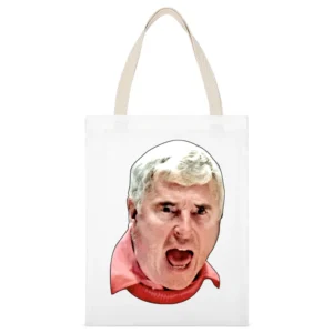 What Would Bobby Knight Do Basketball White Canvas Tote Shopping Bag