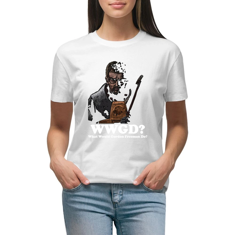 What Would Gordon Freeman Do Premium Women Ladies T-shirt