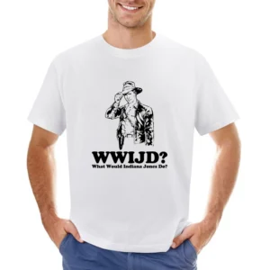 What Would Indiana Jones Do Asian Size Men T-Shirt
