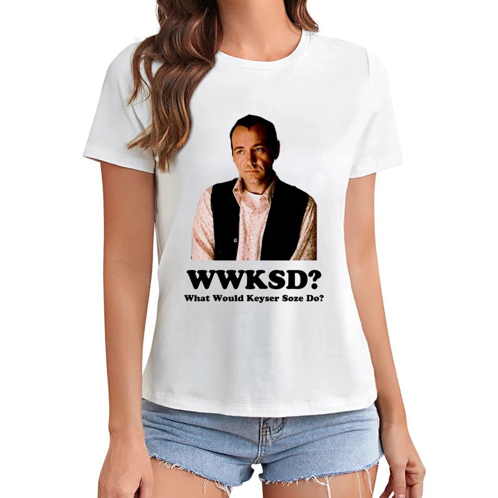 What Would Keyser Soze Do Unusual Suspects Movie Asian Size Women Ladies T-shirt