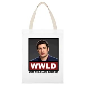 What Would Lane Pryce Do WWLD Mad Men White Canvas Tote Shopping Bag