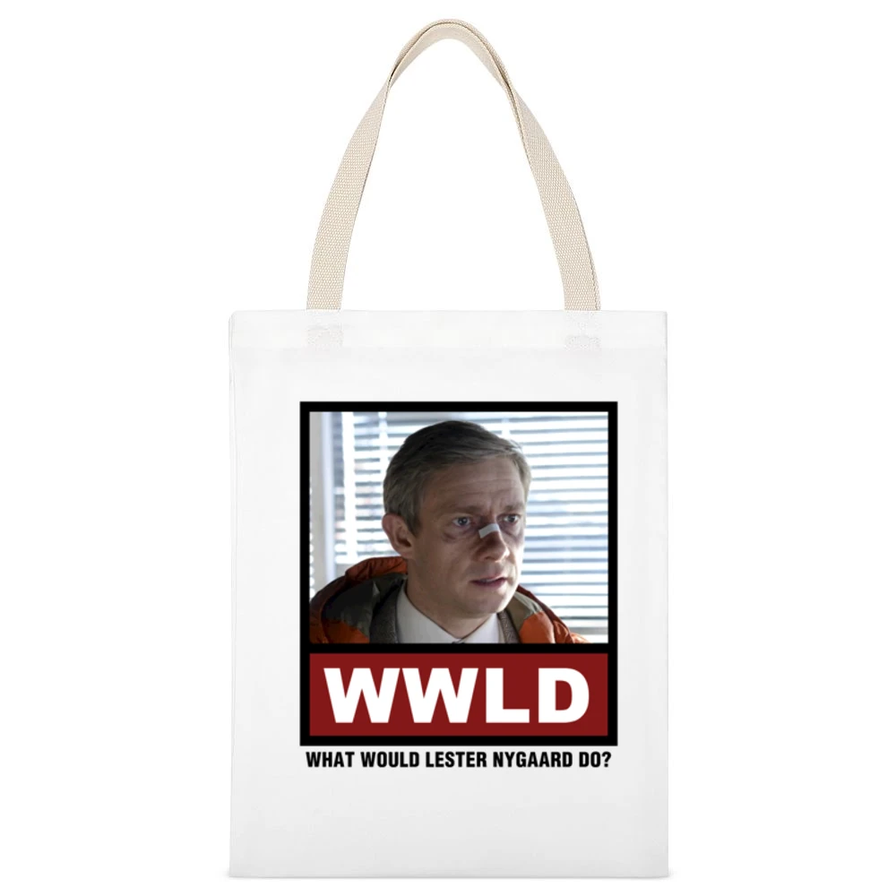 What Would Len Trexler Do WWLD Archer White Canvas Tote Shopping Bag