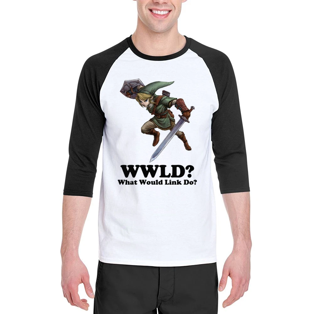 What Would Link Do Men 3/4 Sleeve T-Shirt