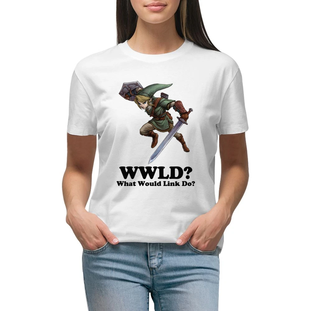 What Would Link Do Premium Women Ladies T-shirt