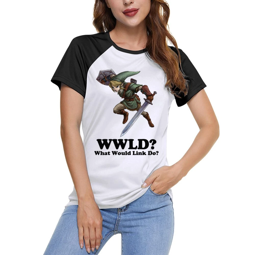 What Would Link Do Women Ladies Short Sleeve T-Shirt