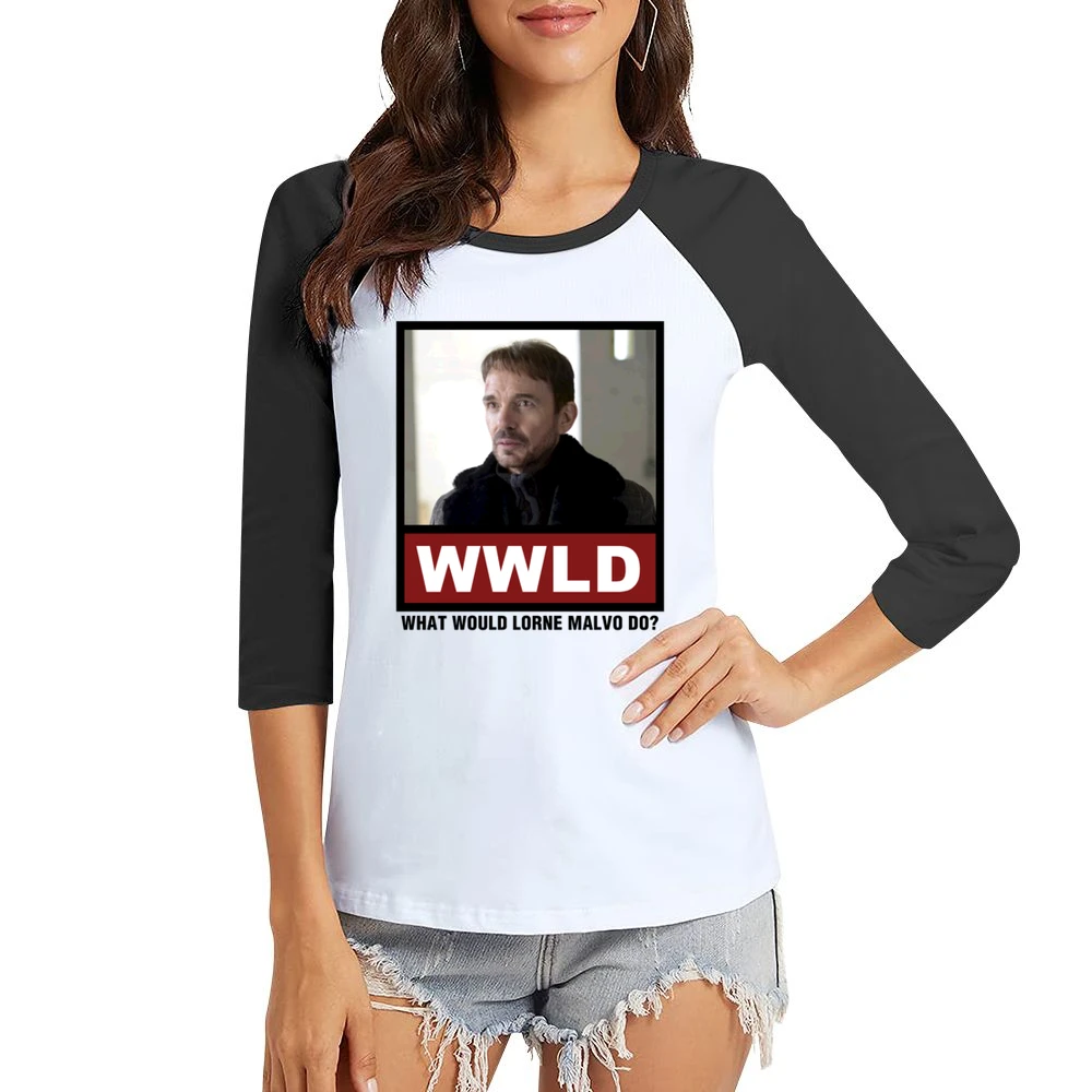 What Would Lorne Malvo Do WWLD Fargo Women Ladies 3-4 Sleeve T-Shirt