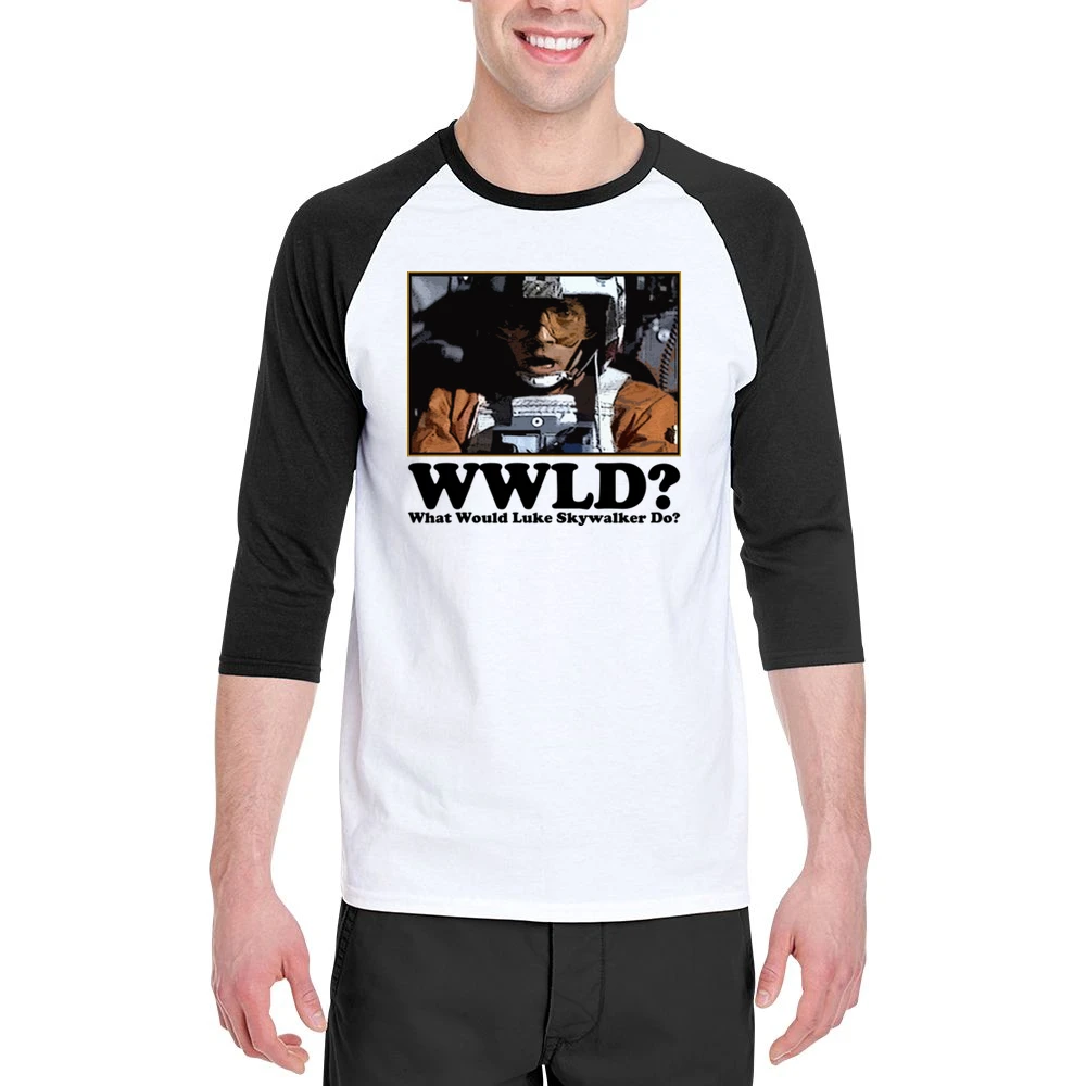 What Would Luke Skywalker Do Men 3/4 Sleeve T-Shirt