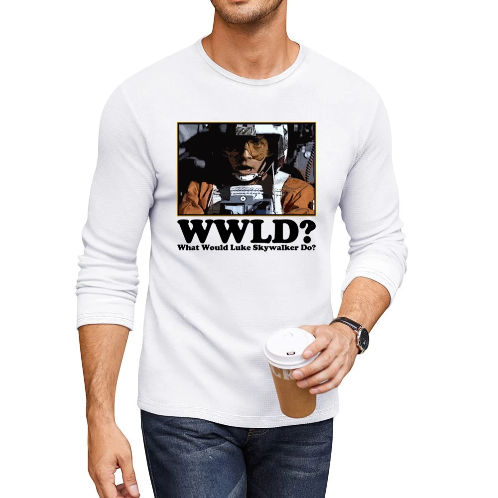 What Would Luke Skywalker Do Men CrewNeck Long Sleeve T-Shirt