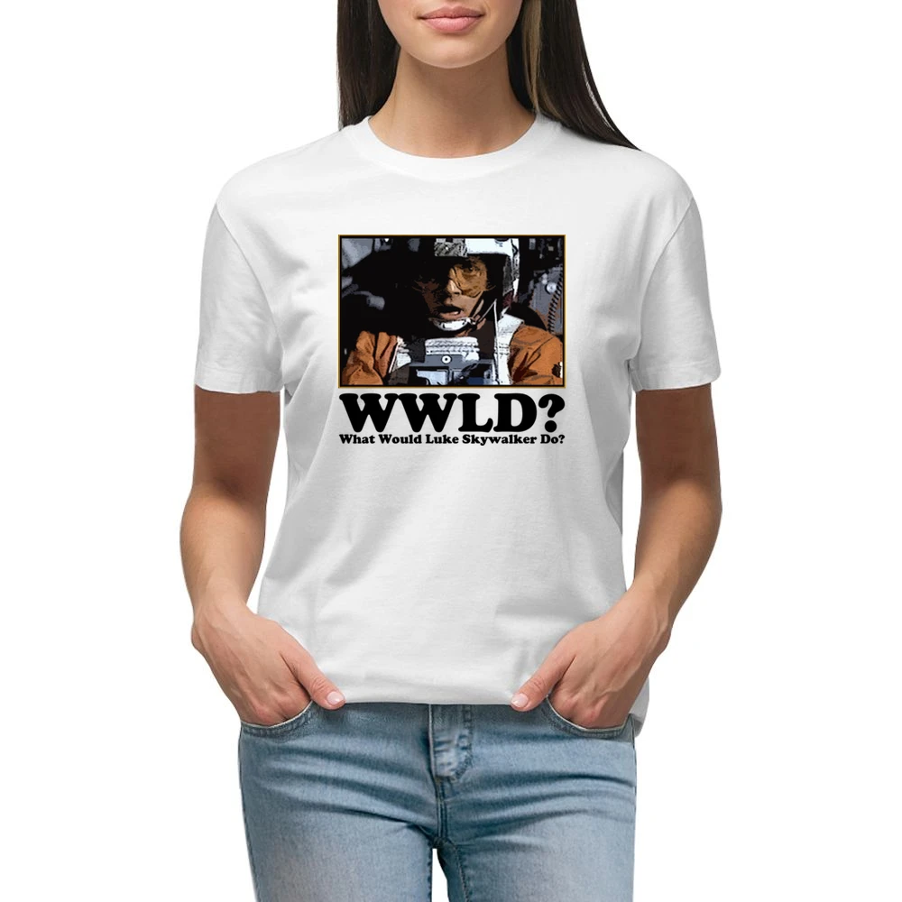 What Would Luke Skywalker Do Premium Women Ladies T-shirt