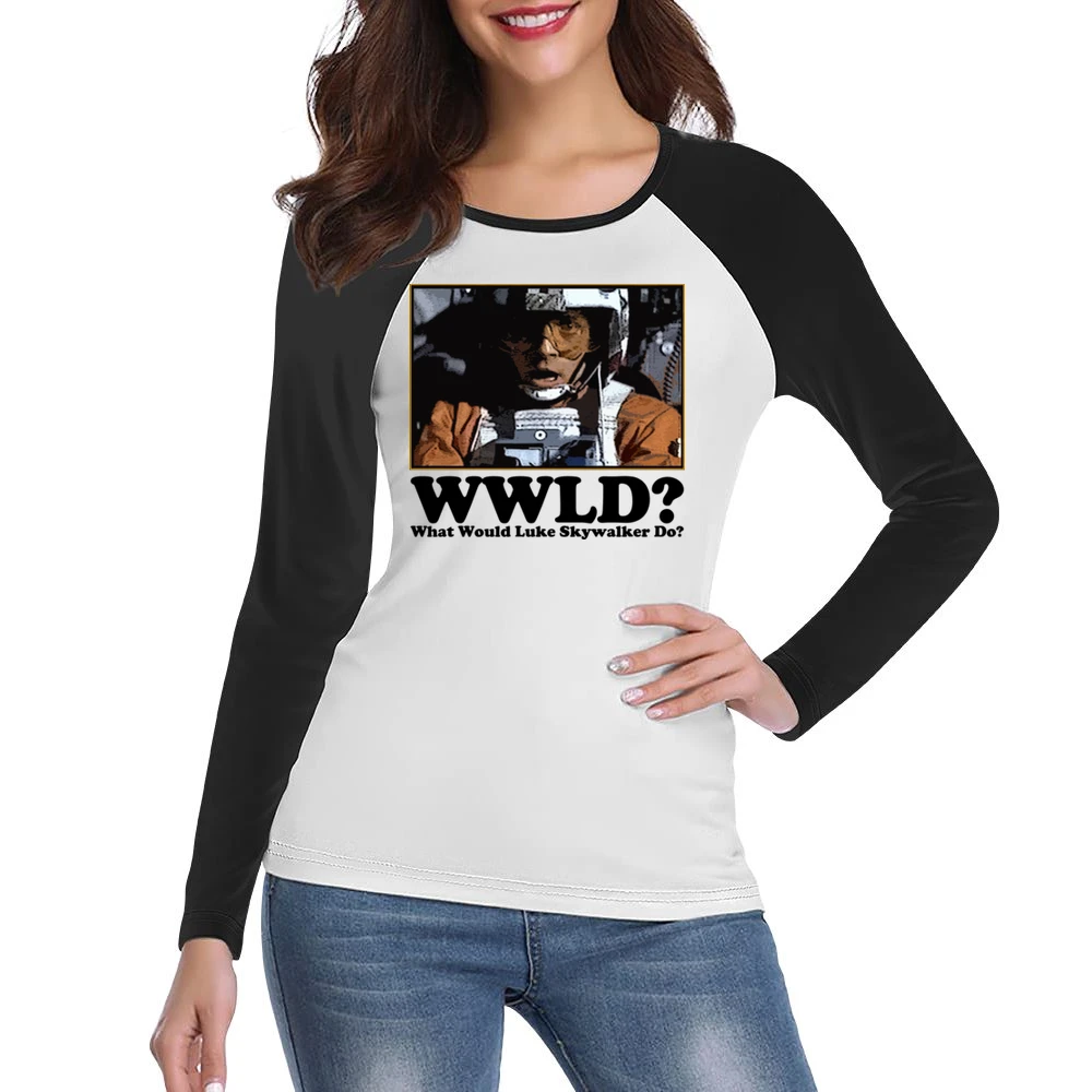 What Would Luke Skywalker Do Women Ladies Long Sleeve T-Shirt