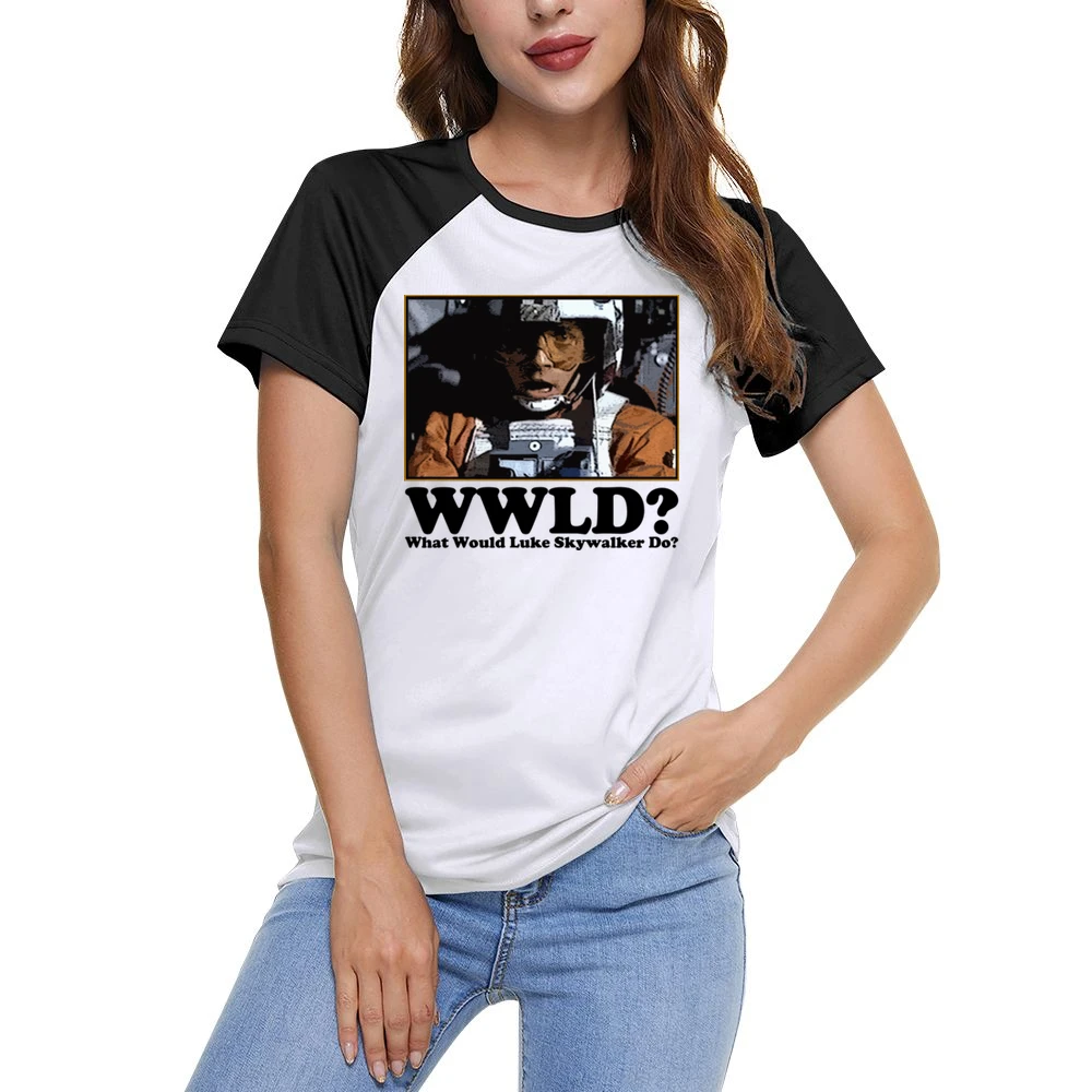 What Would Luke Skywalker Do Women Ladies Short Sleeve T-Shirt