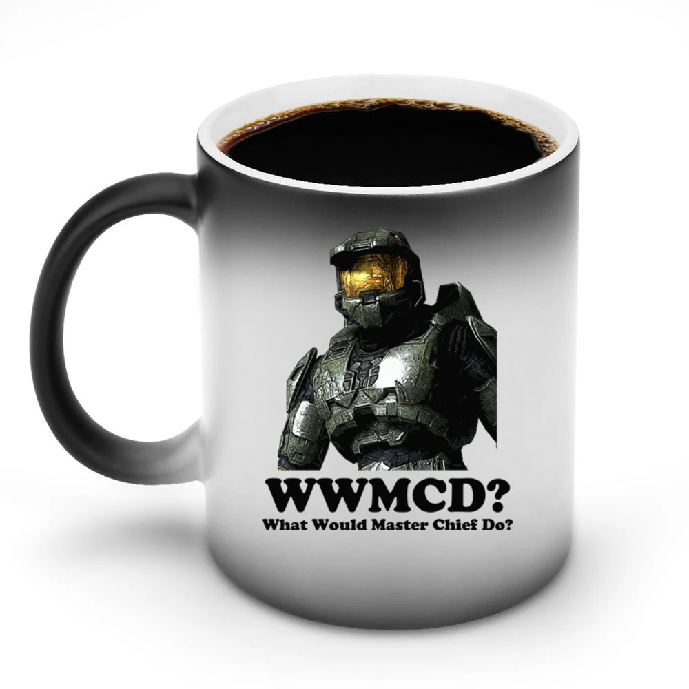 What Would MAster Chief Do Discoloration Mug