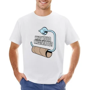 What Would MacGyver Do Asian Size Men T-Shirt