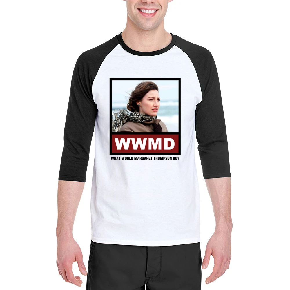 What Would Margaret Thompson Do WWMD Boardwalk Empire Men 3/4 Sleeve T-Shirt