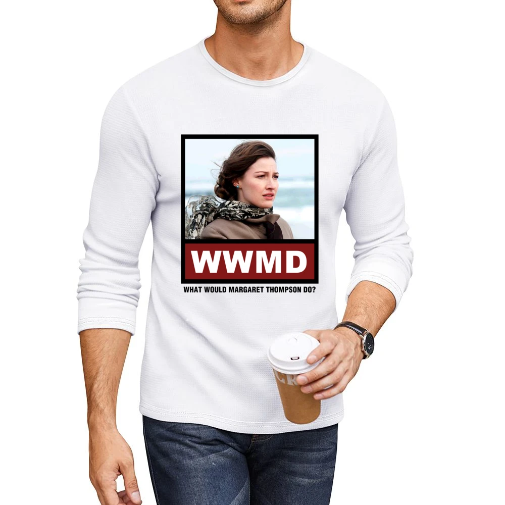 What Would Margaret Thompson Do WWMD Boardwalk Empire Men CrewNeck Long Sleeve T-Shirt