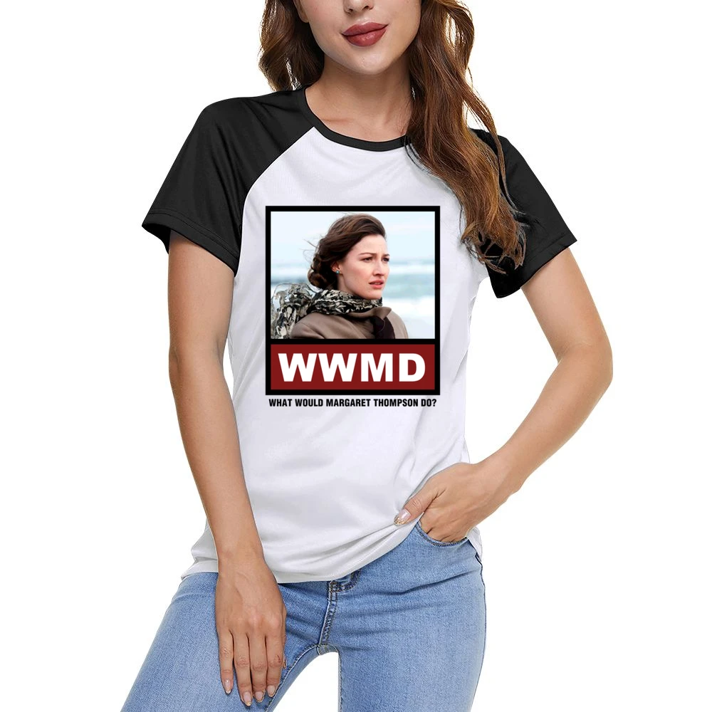 What Would Margaret Thompson Do WWMD Boardwalk Empire Women Ladies Short Sleeve T-Shirt