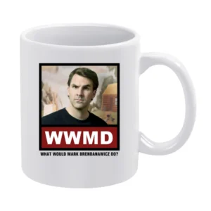What Would Mark Brendanawicz Do WWMD Parks and Recreation White Mug