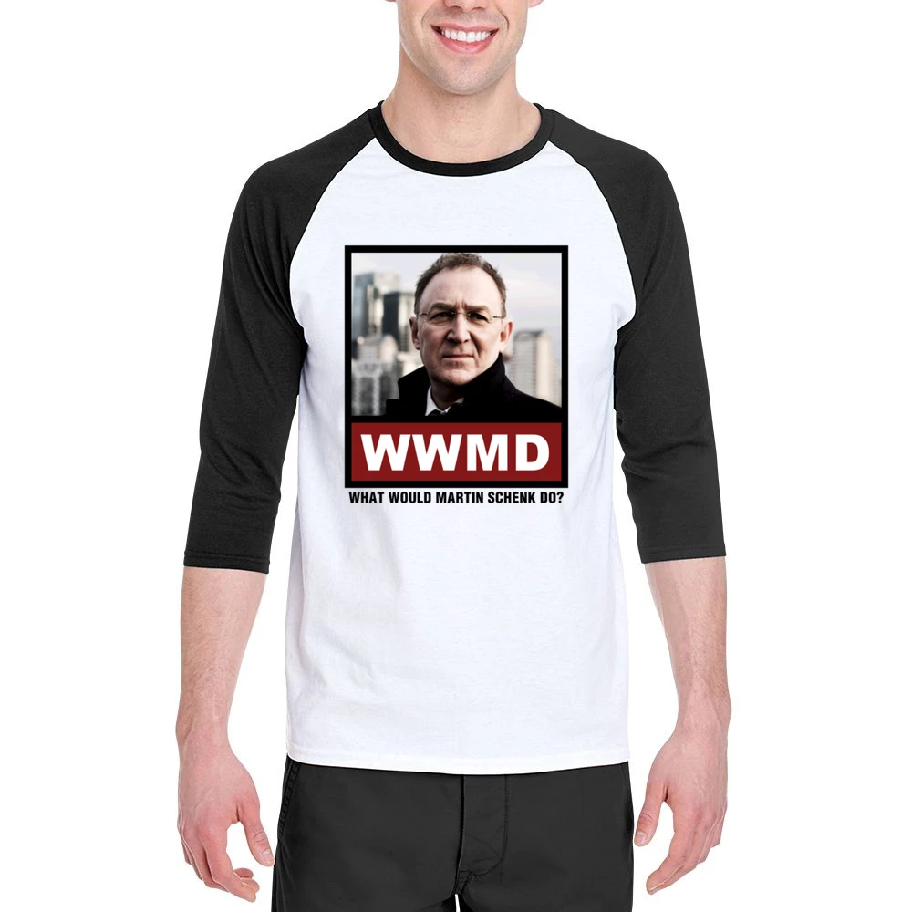 What Would Martin Schenk Do WWMD Luther Men 3/4 Sleeve T-Shirt