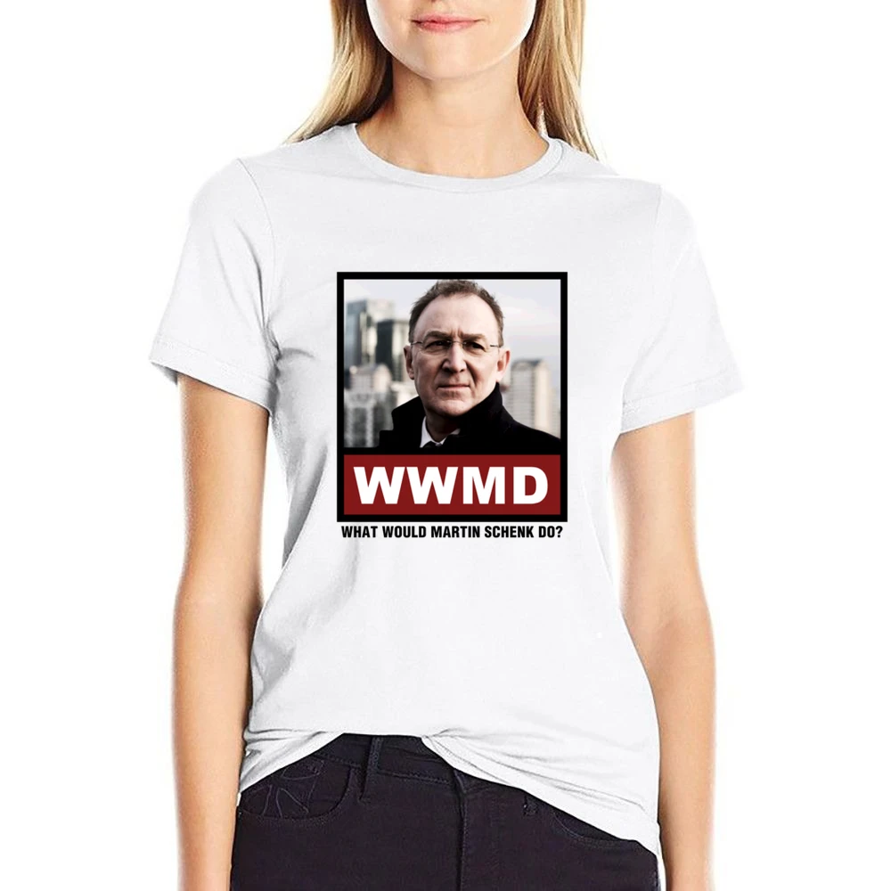 What Would Martin Schenk Do WWMD Luther US Size Women Ladies T-shirt