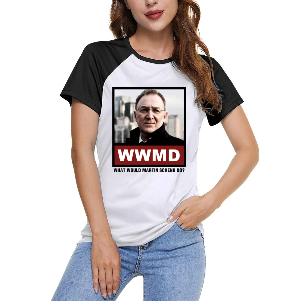 What Would Martin Schenk Do WWMD Luther Women Ladies Short Sleeve T-Shirt