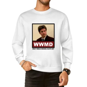 What Would Michael Bluth Do WWMD Arrested Development European Size Pullover Sweater