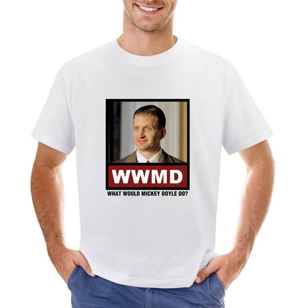 What Would Mickey Doyle Do WWMD Boardwalk Empire Asian Size Men T-Shirt