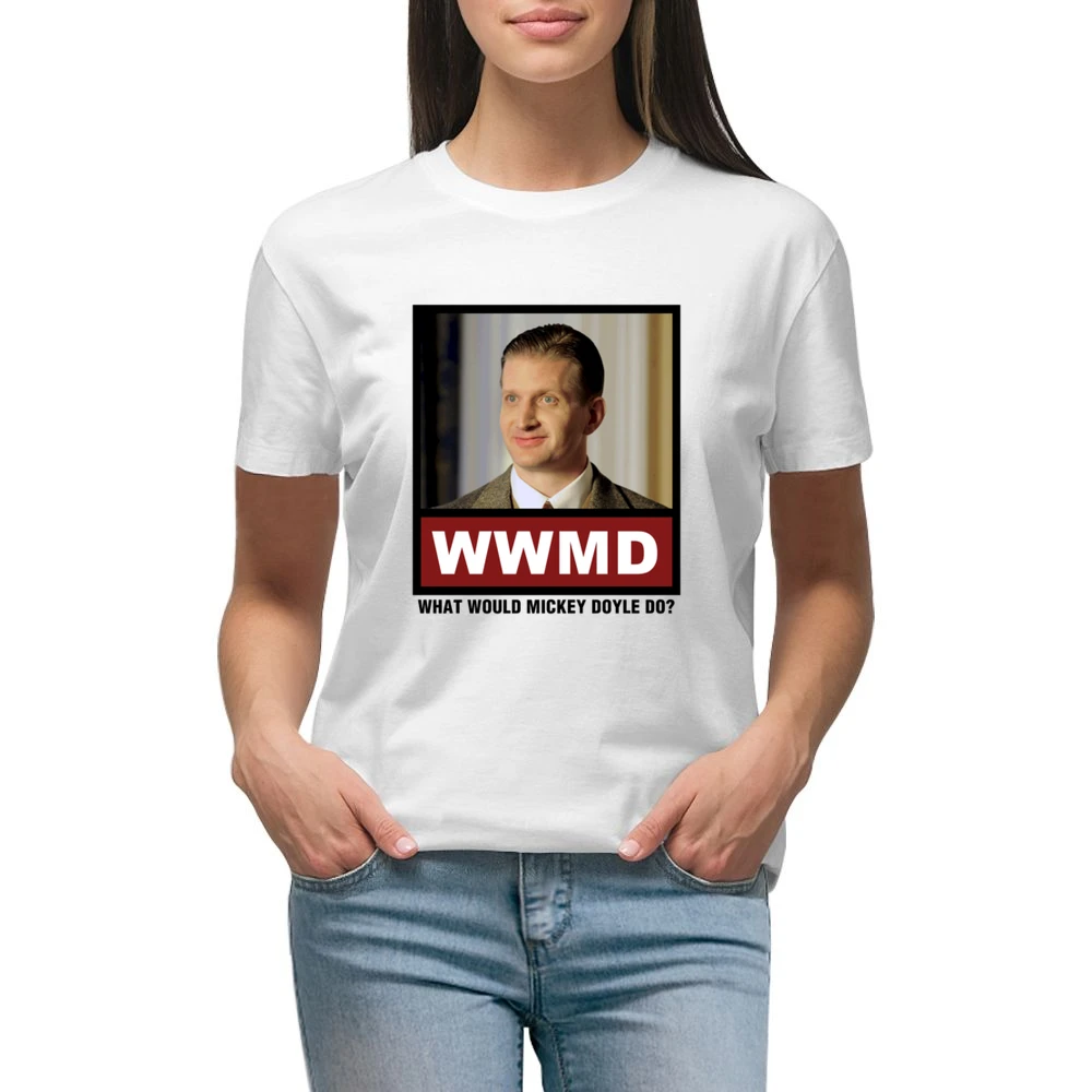What Would Mickey Doyle Do WWMD Boardwalk Empire Premium Women Ladies T-shirt