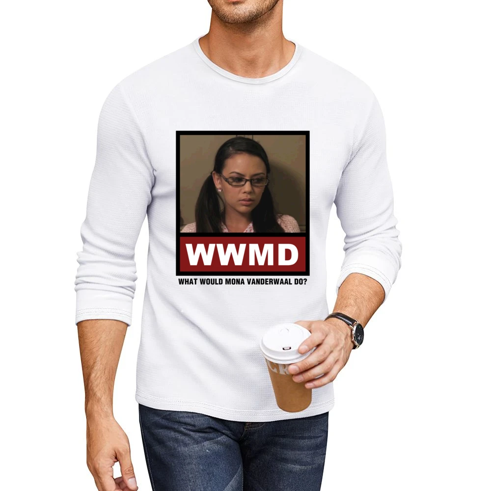 What Would Mona Vanderwaal Do WWMD Pretty Little Liars Men CrewNeck Long Sleeve T-Shirt
