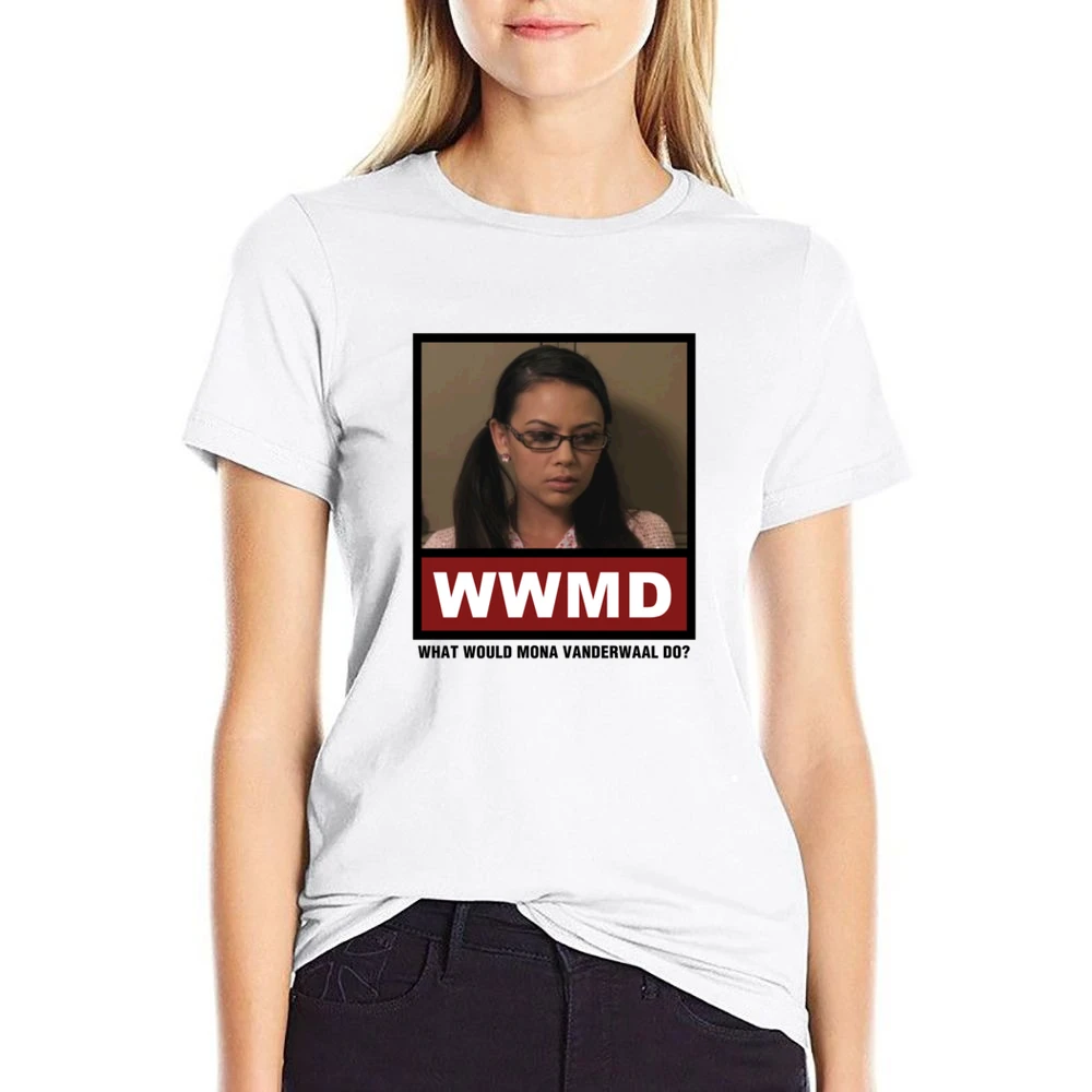 What Would Mona Vanderwaal Do WWMD Pretty Little Liars US Size Women Ladies T-shirt