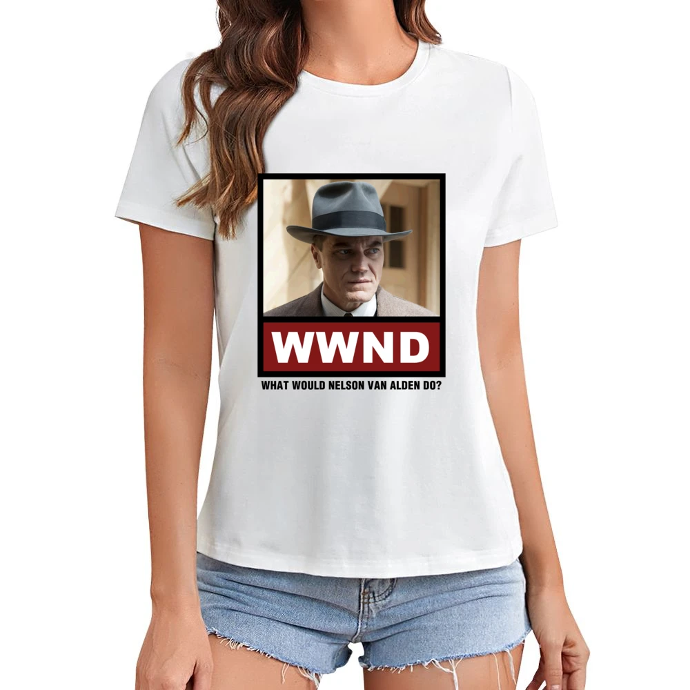 What Would Nelson Van Alden Do WWND Boardwalk Empire Asian Size Women Ladies T-shirt