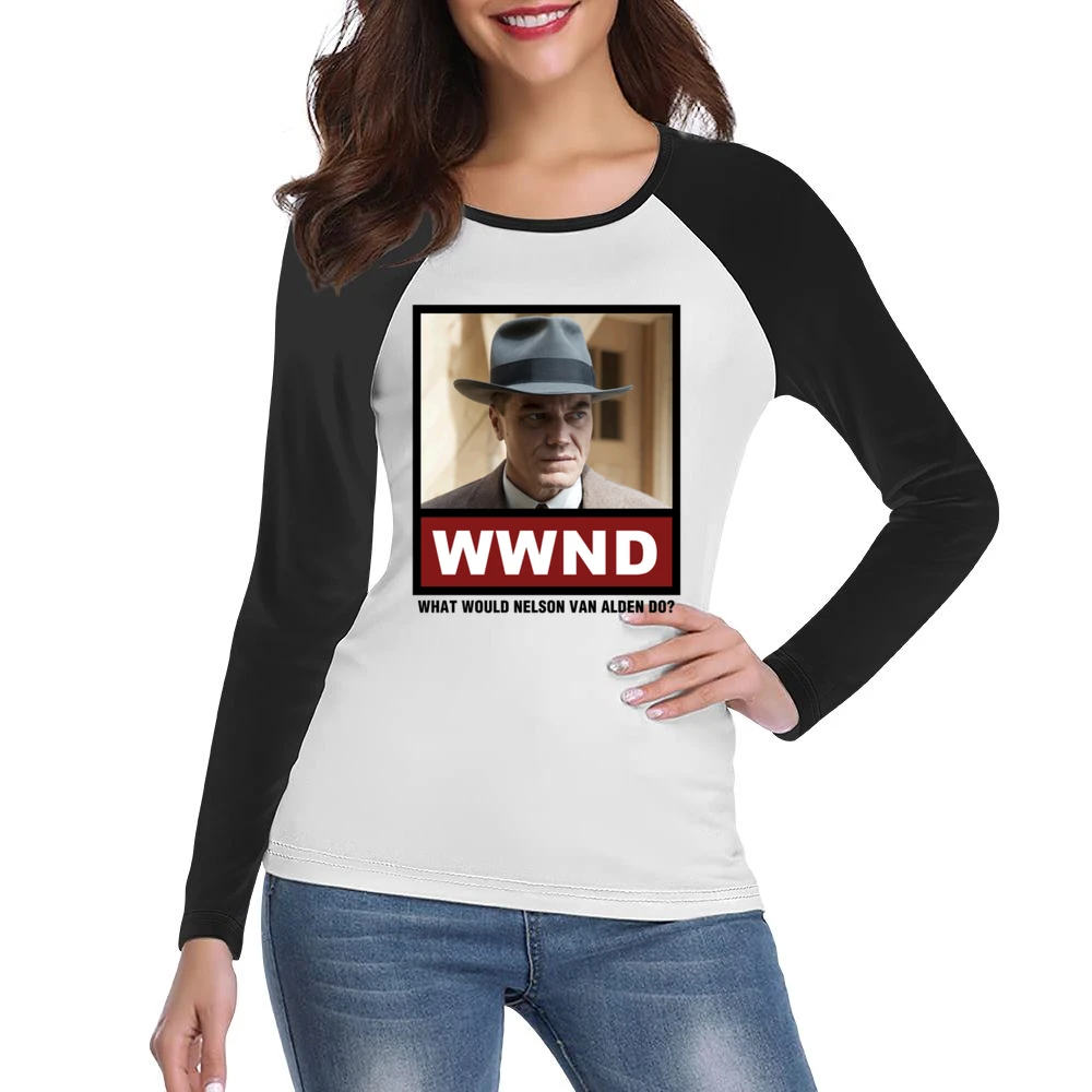 What Would Nelson Van Alden Do WWND Boardwalk Empire Women Ladies Long Sleeve T-Shirt