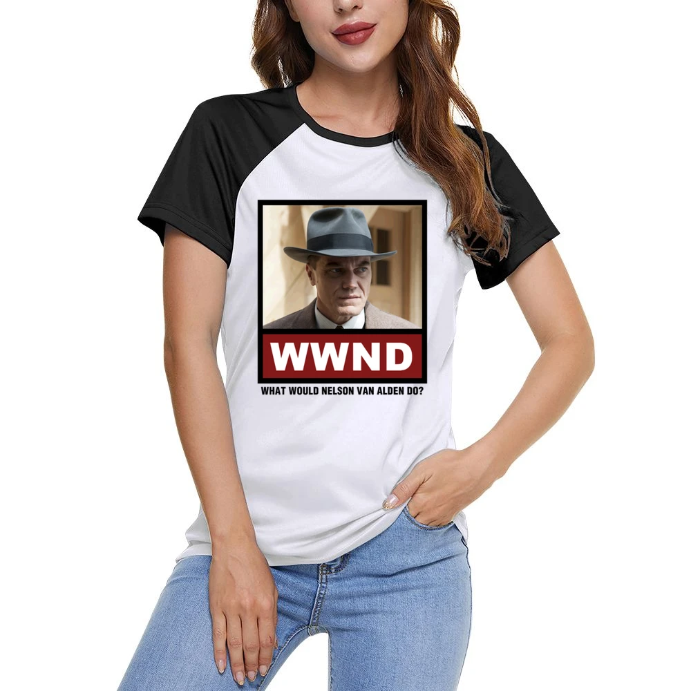 What Would Nelson Van Alden Do WWND Boardwalk Empire Women Ladies Short Sleeve T-Shirt