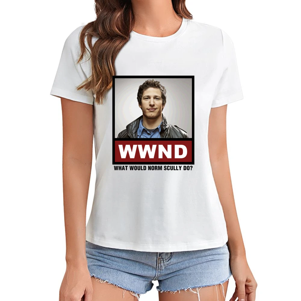 What Would Norm Scully Do WWND Brooklyn Nine Nine Asian Size Women Ladies T-shirt